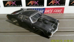 AFX RACING H.O. SCALE SLOT CAR BODY ONLY 1972 CHEVROLET CHEVELLE SS454 SILVER/BK - Picture 1 of 5
