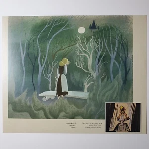 Mary Blair Cinderella Print Disney Sword in the Stone Concept Art Calendar Page - Picture 1 of 1