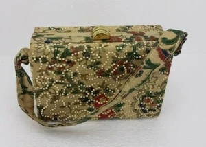 Vintage Circa 40's L and M Beaded Tapestry Purse - Picture 1 of 9