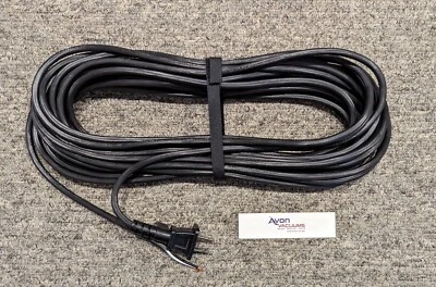 40-футовый сменный шнур питания для пылесоса подходит для всех поляризованных 2 зубца - Изображение 1 из 2