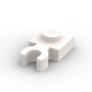 Lego 15x Platte Clip 1x1 plate clip vertical 4085d weiß white - Picture 1 of 1