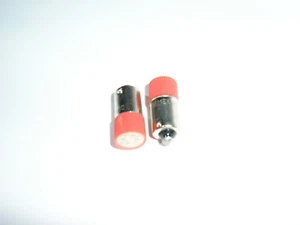 2x BA9s Red LED Bulb 6.3V AC/DC Filament Replacement for Dial Light, Indicator. - Picture 1 of 3
