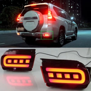LED Heck Stoßstange Reflektor Nebel Bremse Blinker Leuchten für Land Cruiser Prado - Bild 1 von 12
