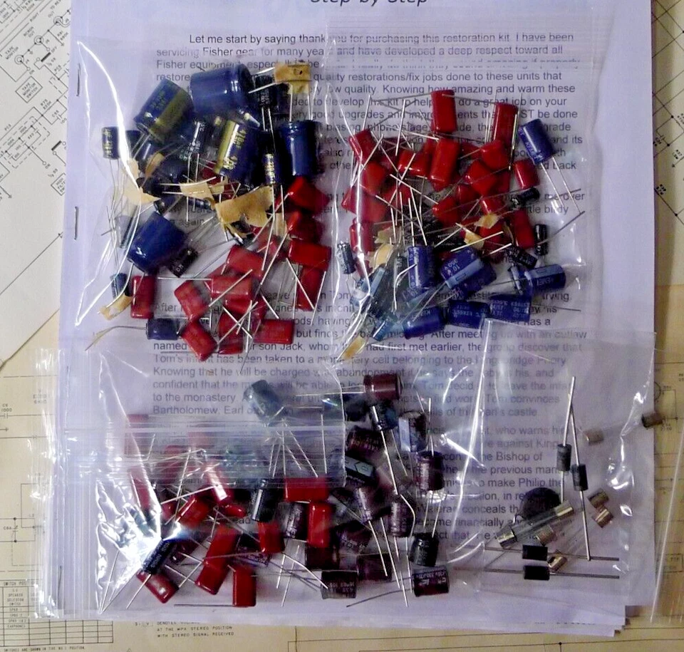 Advent 300 Restoration kit repair recap capacitor transistor rebuild fix - Image 1 of 1