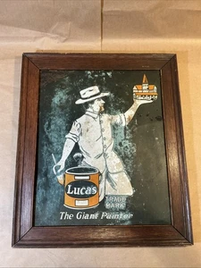 1930s/1940s Lucas Paint Advertising On Copper Panel INV-AX-SP - Bild 1 von 24