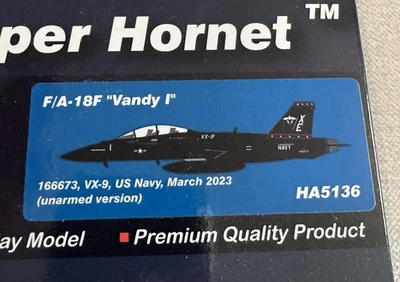 Hobby Master F/A-18F Super Hornet "Vandy I VX-9" (2023) HA5136 Foto 1 de 4