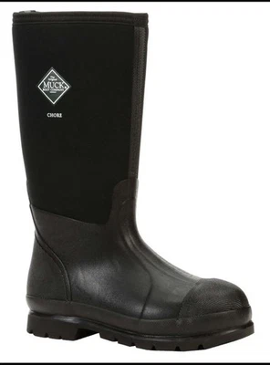 Bota alta clásica Muck Chore para hombre - negra Foto 1 de 4