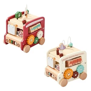 5-in-1 Bus Toy Percussion Instrument Toy Kids Xylophone Hammering Pounding Toy - Picture 1 of 12