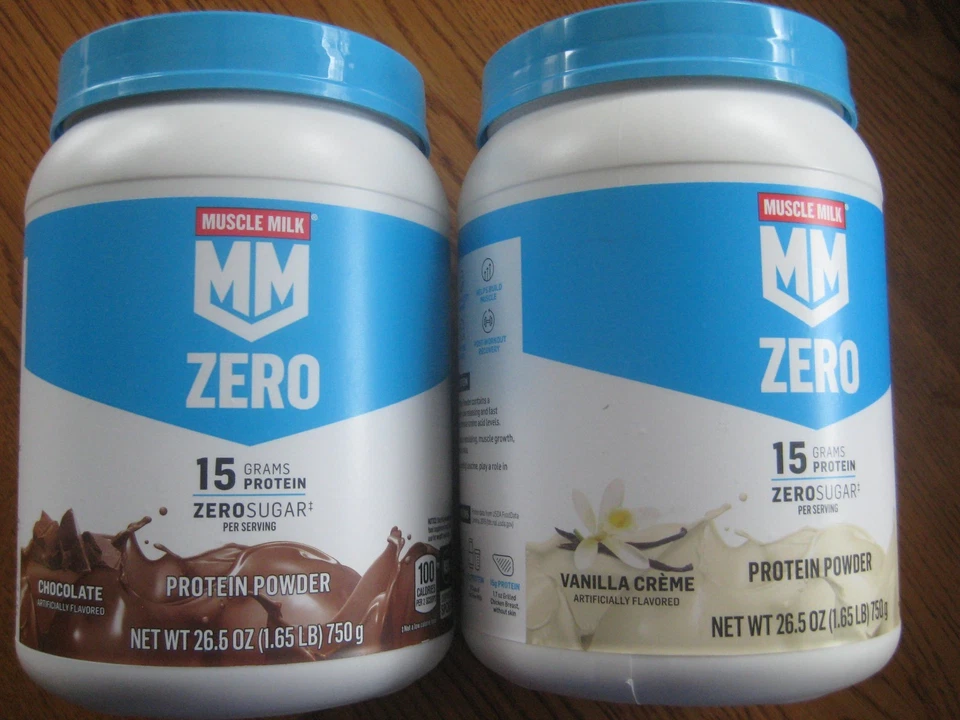 LOTE DE 2 Polvos Proteína Cero Azúcar Muscular Leche Vainilla y Chocolate Envío y devolución GRATIS Foto 1 de 1