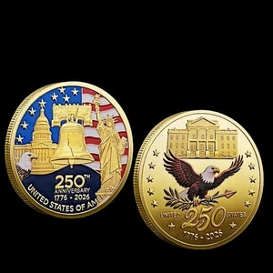 250th Anniversary "1776-2026" Commemorative Coin of the United States - Picture 1 of 4