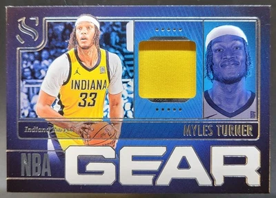 Equipo de la NBA 2024-25 Panini Silhouette Myles Turner #NG-KGE Indiana Pacers BS7 Foto 1 de 4