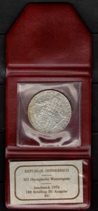 AUSTRIA 1976 Olimpiadi di Innsbruck moneta in argento - Picture 1 of 1