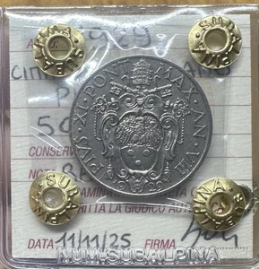 Stadt Des Vatikans Pio Xi 50 Cent 1929 Selten Sigillata Spl Subalpina - Picture 1 of 3