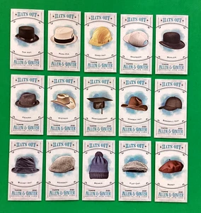 2021 Topps ALLEN GINTER MINI COMPLETE SET of  HATS OFF  . BERET , TOP , HARD HAT - Picture 1 of 2