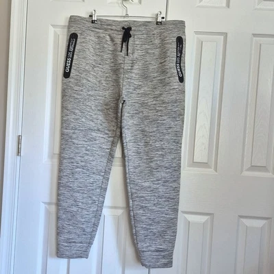 Guess gray sweatpants heathered joggers with pockets mens XL - Image 1 of 4