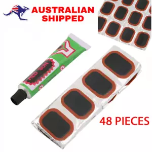 Bike Bicycle Rubber Tube Tire Tyre Cold Patches Repair Puncture Kit Repair AU - Picture 1 of 6
