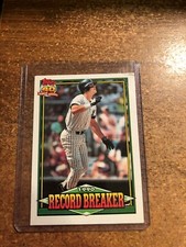 1991 Topps Baseball # 4 Record Breaker Kevin Maas 10 Hr's in First 78 At Bats