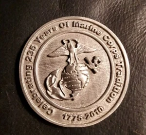 CELEBRATING 235 YEARS OF MARINES CORPS TRADITION 1775-2010 MILWAUKEE MACHINE  - Picture 1 of 5