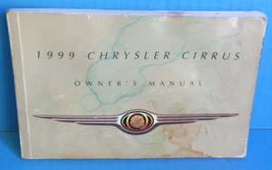 99 1999 Chrysler Cirrus owners manual - Bild 1 von 1