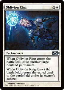 *MRM* FR/VF 4x Cercle de l'oubli (Oblivion Ring) MTG Magic M10+ - Foto 1 di 1
