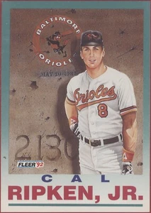1992 Fleer - Cal Ripken Jr. 2130 Iron Man (Baltimore Orioles) #711 - Bild 1 von 2