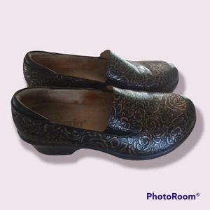 Alegria Emma Bronze Bouquet Slip on Comfort Women Shoes EUR 38 US Size 7.5-8 - Picture 1 of 9