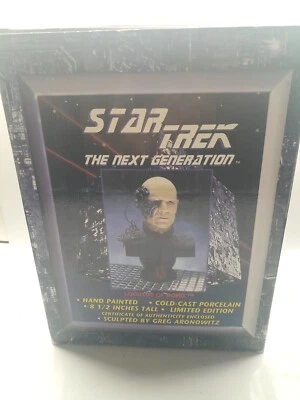 Star Trek La Próxima Generación Capitán Picard LOCUTUS de BORG Busto Castido Frío NUEVO Foto 1 de 4