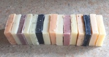 TRADITIONAL NATURAL HANDMADE SOAP 950g Medium Off Cuts 15 Bars Only £12.50!!!!!!