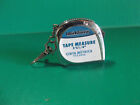 Old Collectible Keychain Metal 2"In Mini Tape Measure Extends 3"Ft 1/4"In