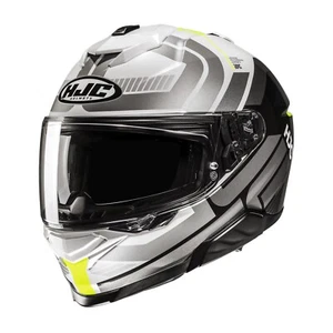 HJC i71 Viz MC-3H gelb Integral Helm 55/56-S mit Sonnenblende - Picture 1 of 1
