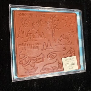 Whipper Snapper Designs Cling MOUNT Rubber Stamp PENGUIN ANTICS NEW FREE Ship - Picture 1 of 8