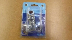 PLUMB PAK PP2904VLF 1/4-Turn 5/8" FIP Inlet 3/8" OD x 1/4" OD Outlet 3-Way Valve - Picture 1 of 3