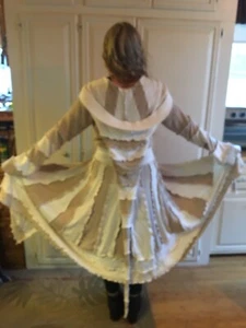 Neu Upcycling Pixie Pullover/Mantel, Gypsy Coat, Renaissance Coat, Fairy Sweater - Bild 1 von 9