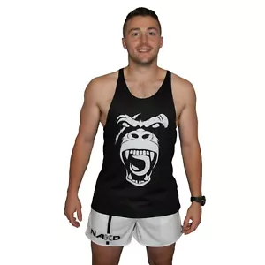 NAKD SALE BEAST SINGLET BODYBUILDING MENS GYM LIFT WORKOUT - Picture 1 of 5