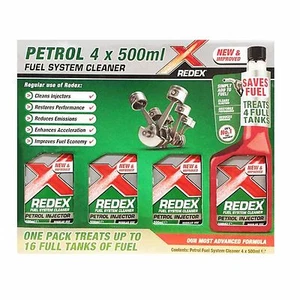 1 x 500ml Redex One Shot PETROL Fuel Engine Cleaner Injection Redx Red - Picture 1 of 1