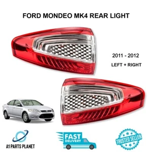 Pair Left and Right LED Outer Rear Tail Lights For Ford Mondeo MK4 2011 to 2015 - Picture 1 of 16