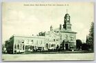 Claremont NH ~ Farwells Business Block ~ Banque Nationale ~ Hôtel de Ville ~ 1910 N&W carte postale