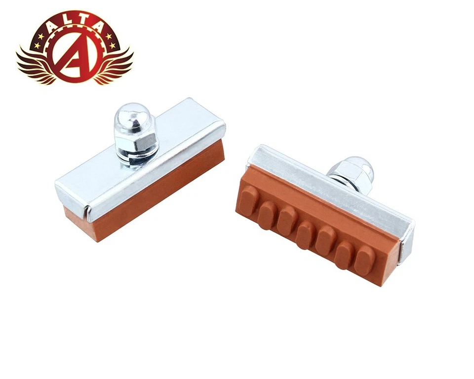 ALTA PASTILLAS DE FRENO VINTAGE ESTILO SCHWINN STINGRAY PINZA BICICLETA CARRETERA CRUCERO ROJO Foto 1 de 1