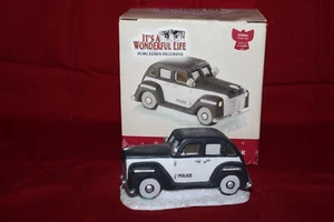 Enesco It's A Wonderful Life Bert's Police Car Porcelain Christmas Village - Picture 1 of 6
