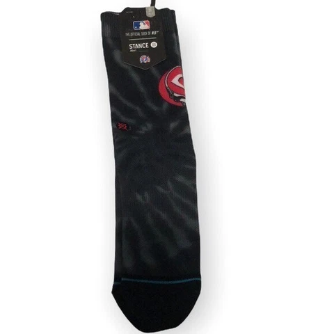 NWT  Stance MLB Cincinnati Reds Greatful Dead Men’s Socks Size M Cover