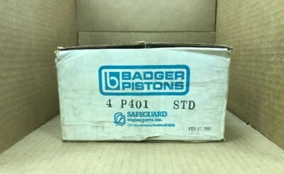 *Badger Pistons - P401 - STD - Fits Ford Courier / Mazda 626, B2000 1979-81 - Image 1 of 4