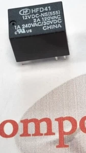 Relé HFD41-12VDC 12VV - Imagen 1 de 2