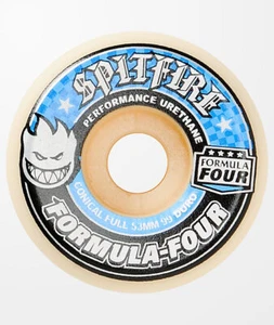 SPITFIRE FORMULA FOUR SKATEBOARD WHEELS 53MM SF F4 99D CONICAL FULL BLUE PRINT - Picture 1 of 1