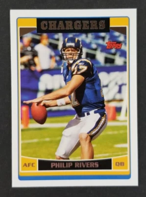 Philip Rivers 2006 Topps Football Card #117 (NM) - Image 1 of 2