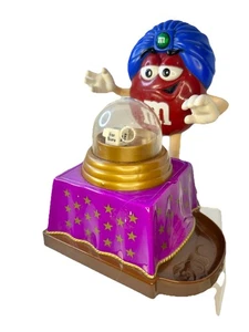 Vintage M&M Wahrsagerin Süßigkeitenspender Kristallkugel Red Genie 2008 Spielzeug - Bild 1 von 12