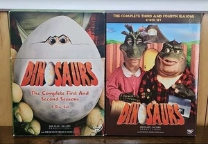 Dinosaurs Complete Series DVD Seasons 1 2 3 4 Box Set 8 Disc Jim Henson Disney  - Foto 1 di 5