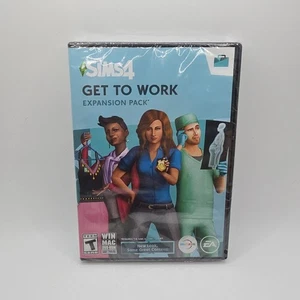 NEW The Sims 4 Get To Work Expansion Pack EA Games PC Game Sealed Windows Mac - Picture 1 of 2