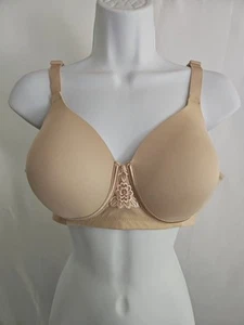 Vanity Fair Bra Women's Beige Wirefree Bra Style 71380 Size 40B - Foto 1 di 6