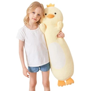 36” Long Duck Plush Body Pillow, Kawaii Cute Yellow Ducks Stuffed Animals, Hu... - Picture 1 of 7