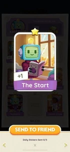 The Start-Monoply Go Sticker Fast Sending - Picture 1 of 1